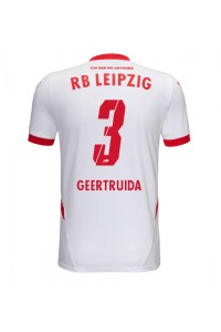 RB Leipzig Lutsharel Geertruida #3 Voetbaltruitje Thuis tenue 2024-25 Korte Mouw